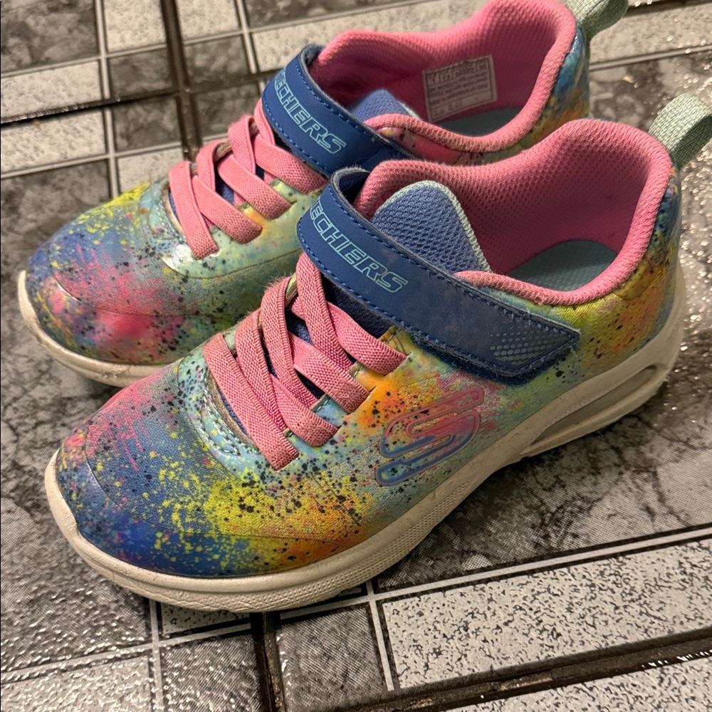 Skechers Kids' Colorful Splash Sneakers size 1